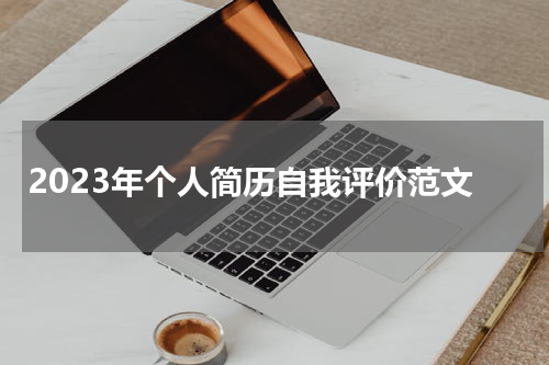 2023年个人简历自我评价范文