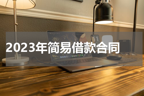 2023年简易借款合同