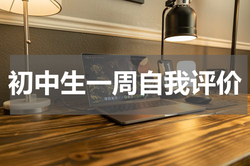 初中生一周自我评价