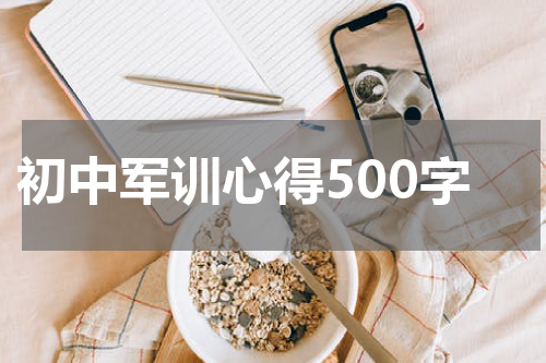 初中军训心得500字
