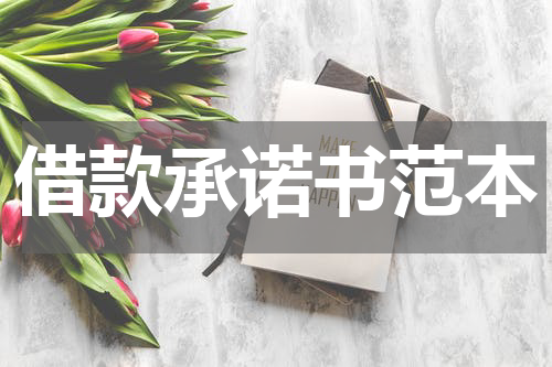 借款承诺书范本