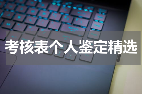 考核表个人鉴定精选