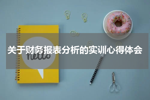 关于财务报表分析的实训心得体会