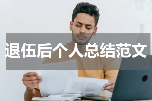 退伍后个人总结范文