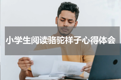 小学生阅读骆驼祥子心得体会