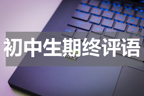 初中生期终评语