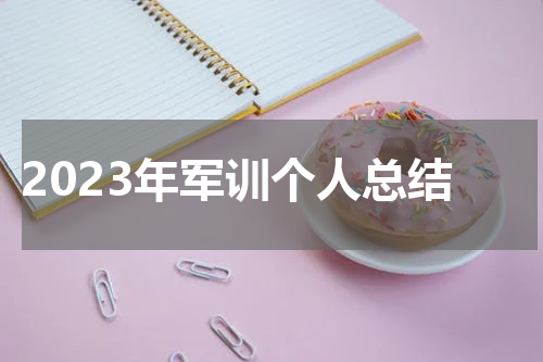 2023年军训个人总结