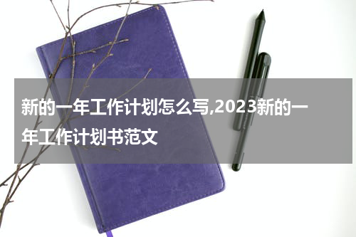 新的一年工作计划怎么写,2023新的一年工作计划书范文
