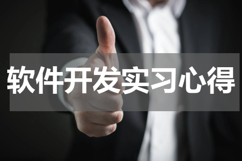 软件开发实习心得