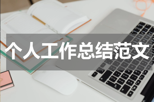 个人工作总结范文