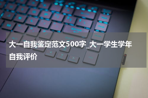 大一自我鉴定范文500字_大一学生学年自我评价