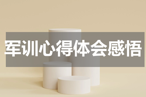 军训心得体会感悟