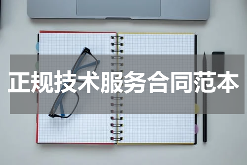 正规技术服务合同范本