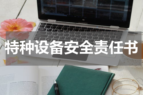 特种设备安全责任书