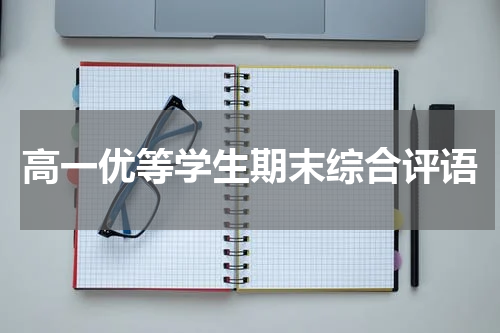 高一优等学生期末综合评语