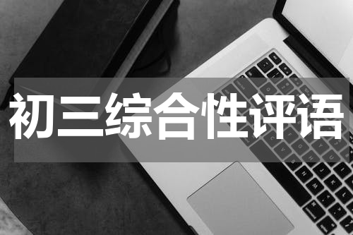 初三综合性评语