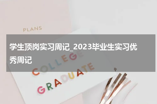 学生顶岗实习周记_2023毕业生实习优秀周记