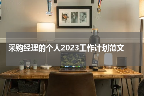采购经理的个人2023工作计划范文
