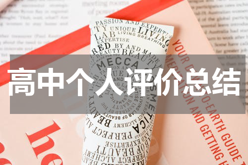 高中个人评价总结