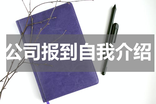 公司报到自我介绍
