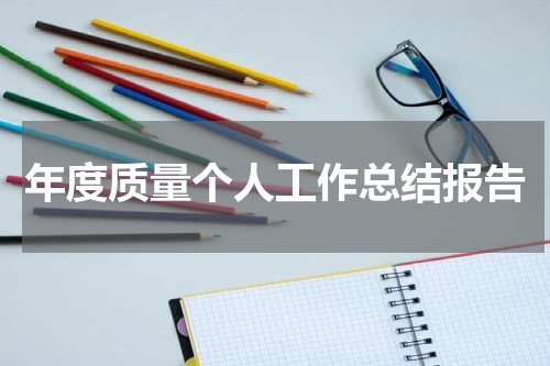 年度质量个人工作总结报告