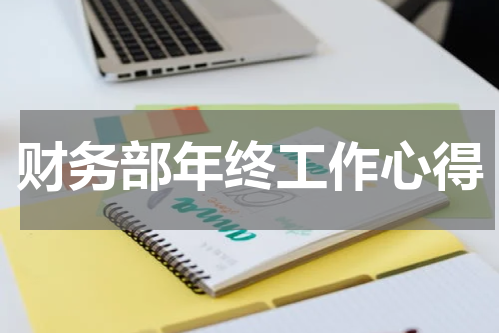 财务部年终工作心得