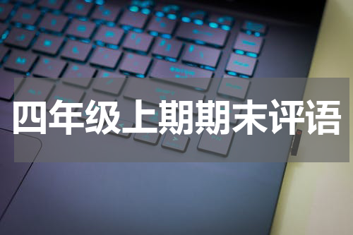 四年级上期期末评语