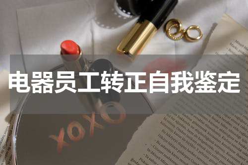 电器员工转正自我鉴定