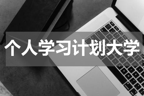 个人学习计划大学