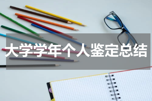 大学学年个人鉴定总结