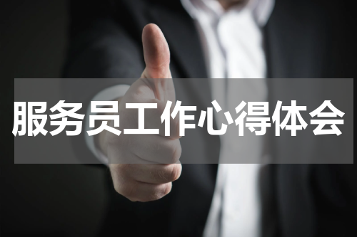 服务员工作心得体会