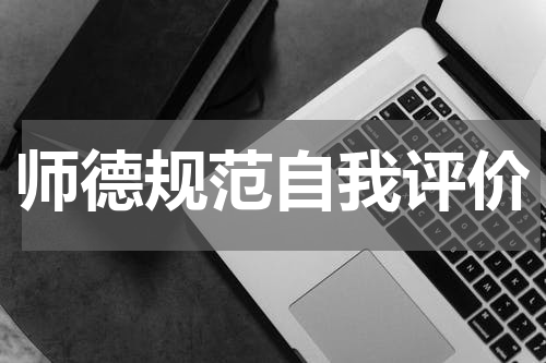 师德规范自我评价