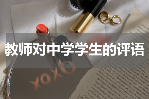 教师对中学学生的评语