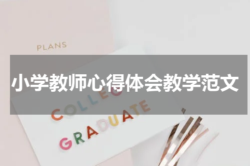 小学教师心得体会教学范文