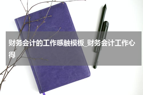 财务会计的工作感触模板_财务会计工作心得