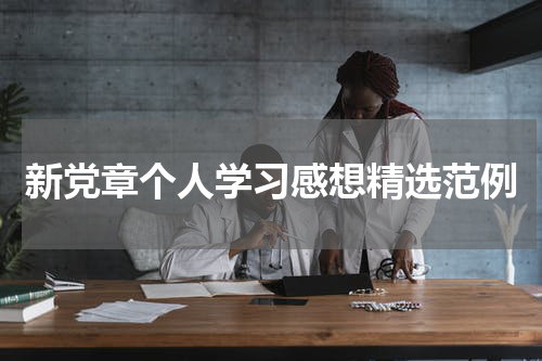 新党章个人学习感想精选范例