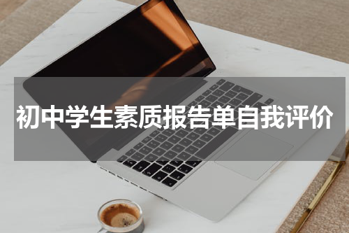 初中学生素质报告单自我评价