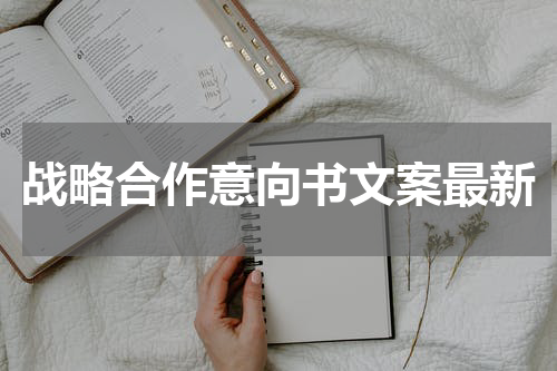 战略合作意向书文案最新