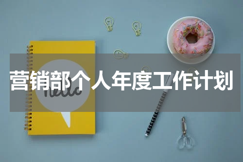 营销部个人年度工作计划