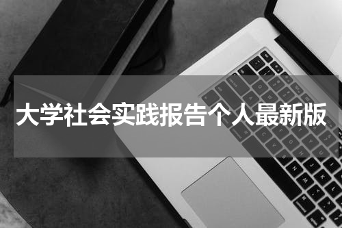 大学社会实践报告个人最新版