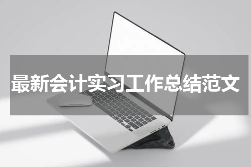 最新会计实习工作总结范文
