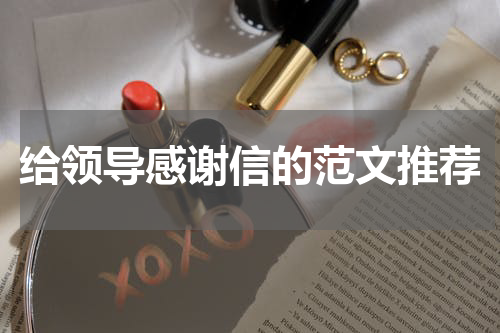 给领导感谢信的范文推荐