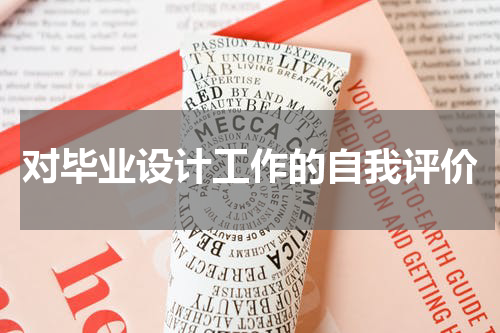 对毕业设计工作的自我评价