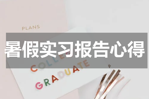 暑假实习报告心得
