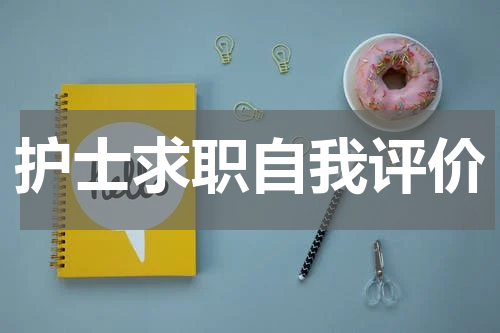 护士求职自我评价