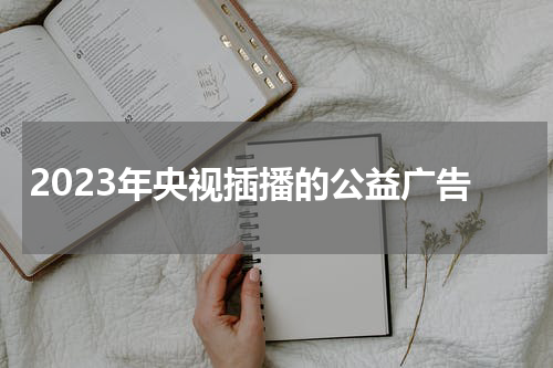 2023年央视插播的公益广告