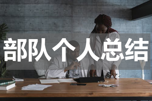 部队个人总结