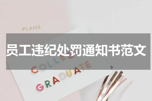 员工违纪处罚通知书范文