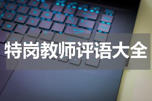 特岗教师评语大全