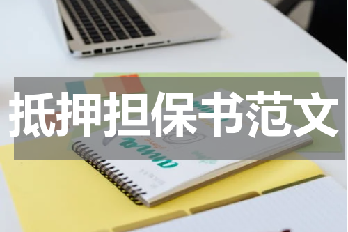 抵押担保书范文